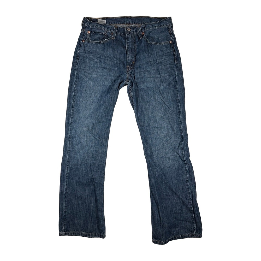 Levi Strauss 527 Bootcut Jeans Dark‎ Wash Mens W34 L30 Denim Casual Blue